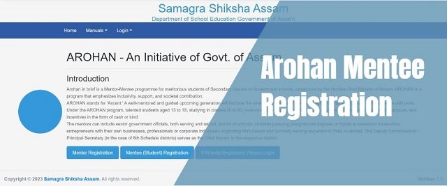 Arohan Mentee Registration