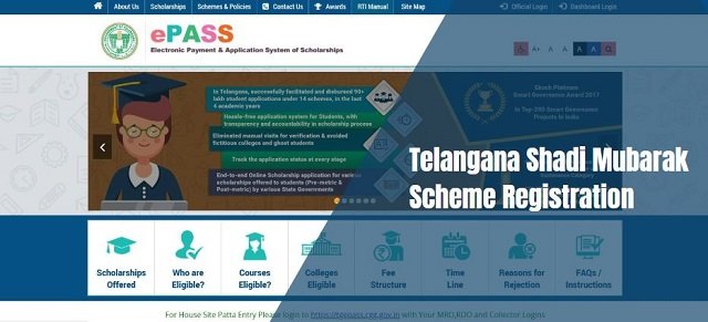 Telangana Shadi Mubarak Scheme Registration