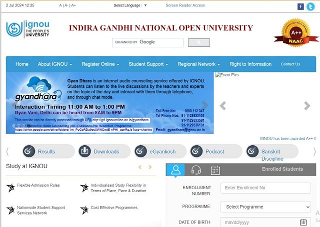 IGNOU Portal