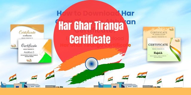 Har Ghar Tiranga Certificate